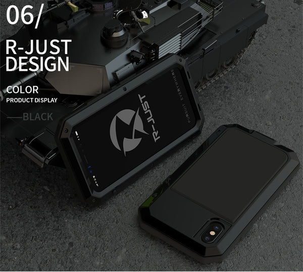 Shockproof Armor Metal Aluminum phone Case for iPhone