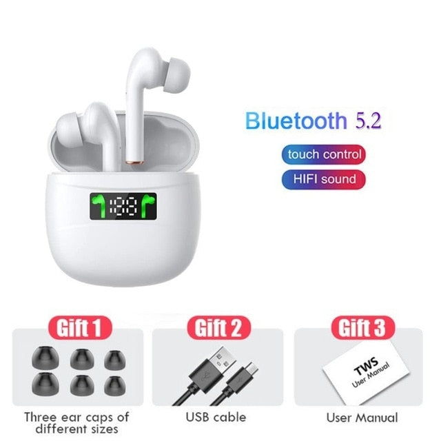 Wireless Earphones Bluetooth with Led Display
