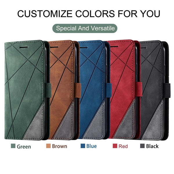 Luxury Leather Flip Case for iPhone