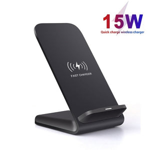 15W Qi Wireless Charger Stand For Phone