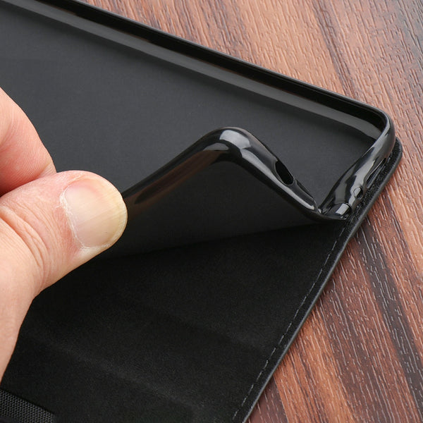 iPhone Carbon Fiber Card Wallet Flip Cover