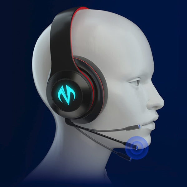Headphones Bluetooth 3.5mm LED with Earphone